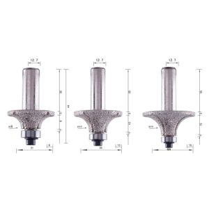 Grinding Masonry Diamond Finger Milling Bit For Quartz 66mm