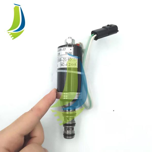 Buy SKX5P-17-208 Hydraulic Pump Solenoid Valve For SK200-3 R200-5 Excavator SKX5P17208 at wholesale prices
