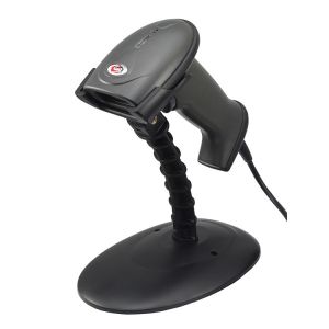 Black Stylish Design Automatic Sensing USB Laser Barcode Scanner