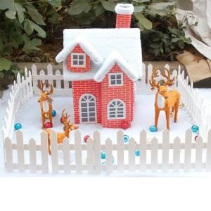 Quality Christmas Snow House, Christmas Scene Arrangement for sale