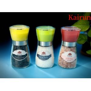 Refillable Glass Salt Pepper Grinders, Adjustable Salt Pepper Grinders Variety