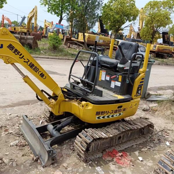 Komatsu PC18MR Mini Hydraulic Excavator Used Excavator Harga Crawler Year 2016 0.13M³