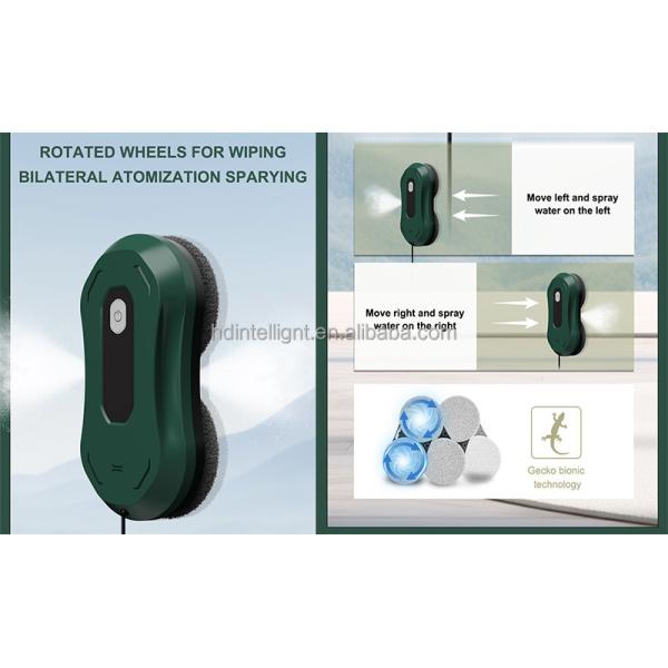 Home Appliance Robot Cleaner Window 24V 2800Pa Cleaning Robot For High Rise Buildings