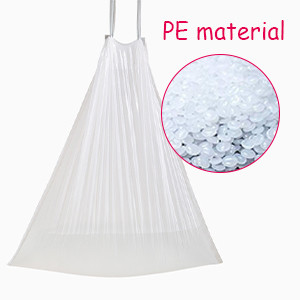 Offset Printing Surface Handling 13 Gallon HDPE Plastic Draw Tape Garbage Bag