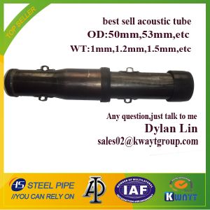 Crosshole sonic logging pipe