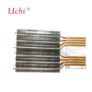 Small 8-Heat Pipe Aluminum-Copper PC Zipper Fin CPU Cooler For Efficient Temperature Control