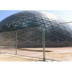 Quality 6x10ft Temporary Security Fencing Movable Chain Link With Feet for sale