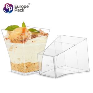 Disposable cheap wholesale mini plastic dessert cups for sale