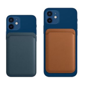 Back Side Magsafe Wallet Case PU Leather For Galaxy S7 Iphone 13 Card