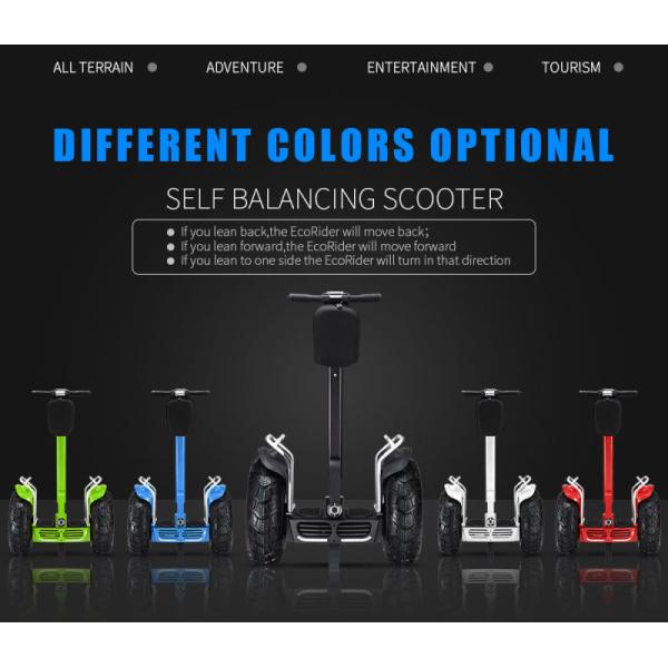 72V Samsung Battery 2 Wheels Self Balancing Scooter Electric Chariot