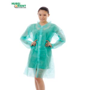 ISO9001 Medical Disposable 30G/M2 Non Woven Lab Coats For Hospital