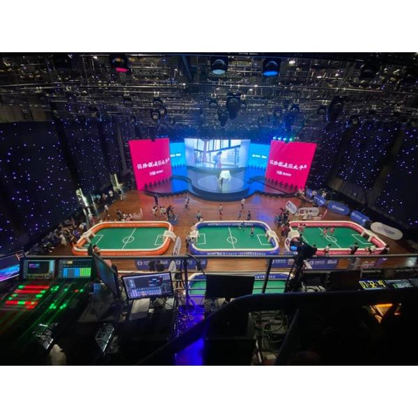 Buy 3840Hz High Refresh Studio/Church Installation Black SMD2021 Super Thin Front Maintenance P4 Indoor LED Display for Studio at wholesale prices