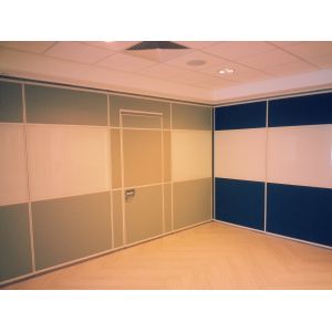 Sliding Office Room Partition Walls With Aluminium Profile 4m Height