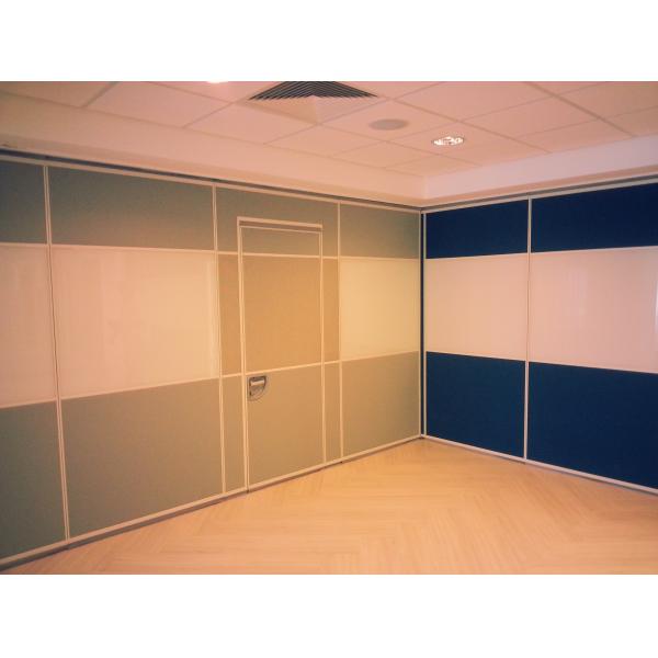 Soundproof Modular Sliding Partition Walls With Doors Interior Position