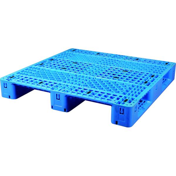Single Faced Euro Plastic Pallet Mould Racking Heavy Duty Warehouse Storage Nestable