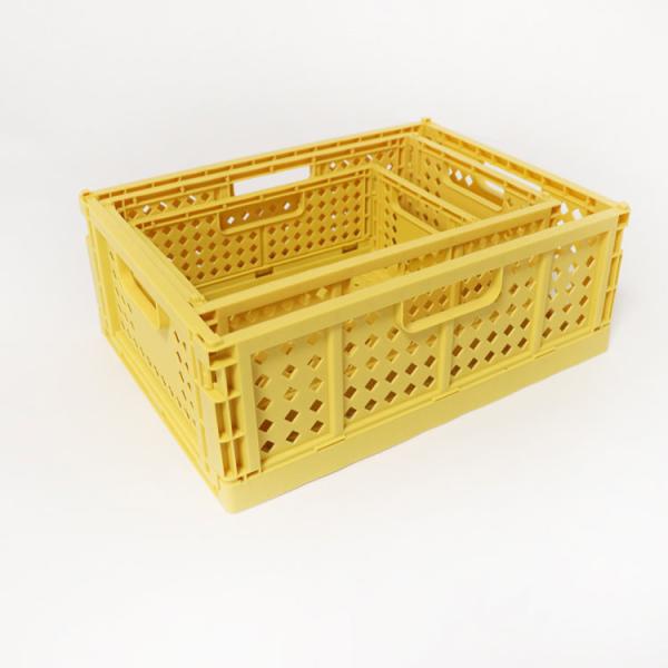 Multiscene OEM Foldable Plastic Basket , Leakproof Collapsible Plastic Storage