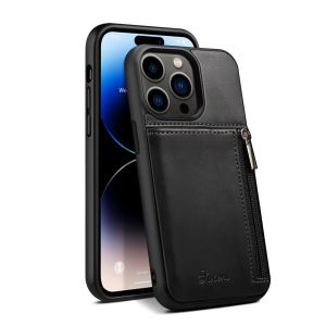 Genuine Leather Phone Cases Luxury Iphone Wallet Case Modern