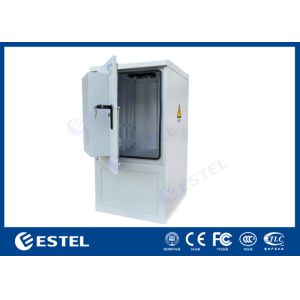 500W Air Conditioning Cabinet 16U Galvanized Steel Telecommunication Cabinet
