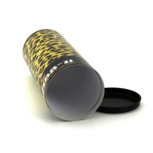 OEM Labeling Tissue Paper Tube Packaging with Recyclable Strech Cap