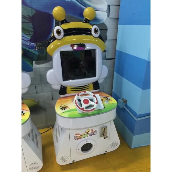 Attractive Kids Electric Racing + Arcade Fishing Game Machine 1 Year Warranty