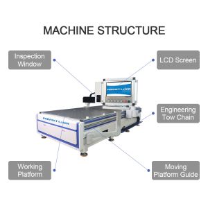 2300W 3D Laser Engraving Machine With Cameras Air Cooling System