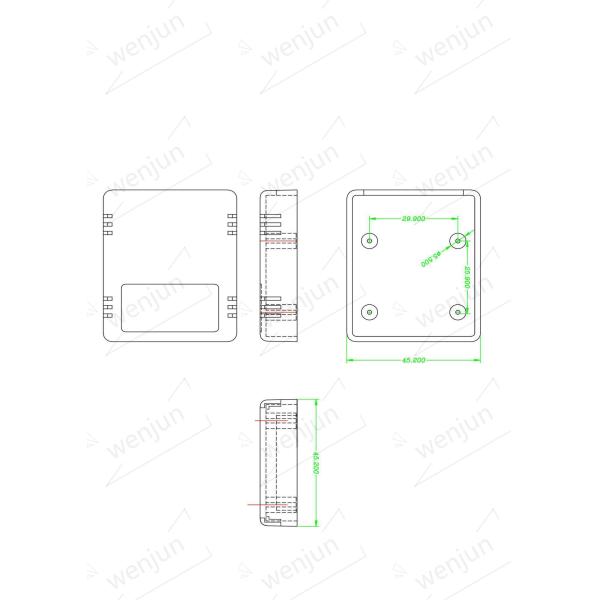 OEM OBD Male Connector OBD Housing For Auto OBD Device