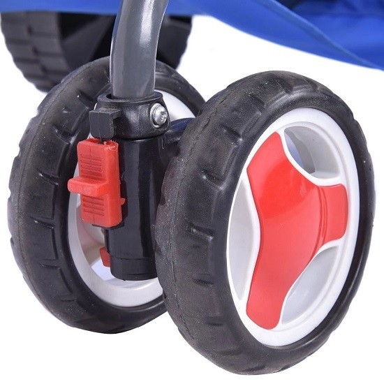 600D Oxford Fabric Folding Fishing Cart Collapsible Fishing Trolley With Big Wheel