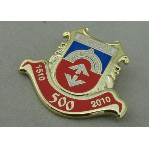 Military Imitation Hard Enamel Lapel Pin Brass Stamped Gold Plating