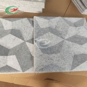 Stable Harmless 3D Diamond Wall Panels , Multicolor Audio Absorption Sheets