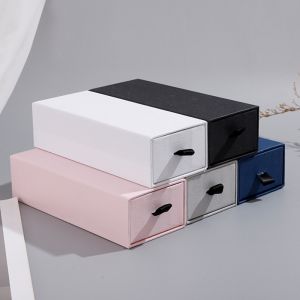 Luxury Drawer Gift Paper Cardboard Custom Logo Printed Cosmetic Packaging Box