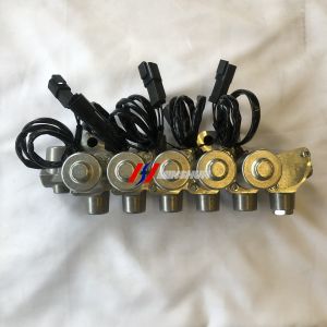 Quality PC220-8 Solenoid Valve Assembly, Excavator Hydraulic Control Component for sale