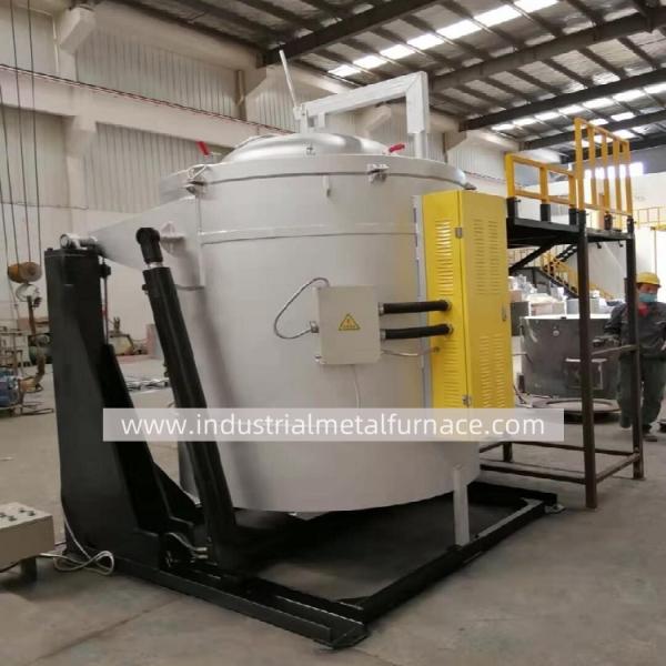 Buy 600kg Electrical Resistance Tin Melting Furnace 16KW Hydraulic Tilting at wholesale prices