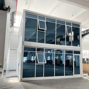 Mobile Detachable Container House with Waterproof Fireproof Steel Frame and