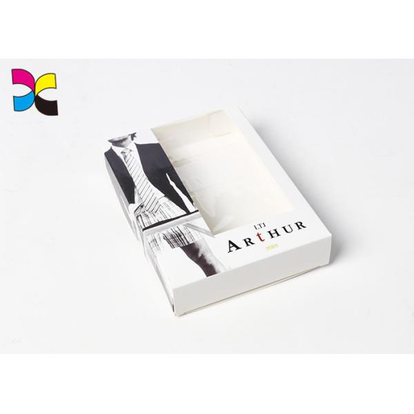 White Card Custom Printed Packing Boxes , Simple Pet Window Small Plain Gift