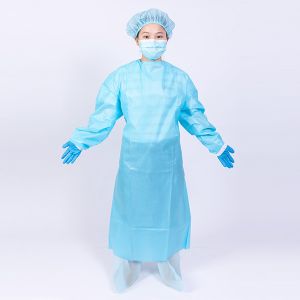 SPS PE Film Non Sterile Adult Disposable Surgical Gown