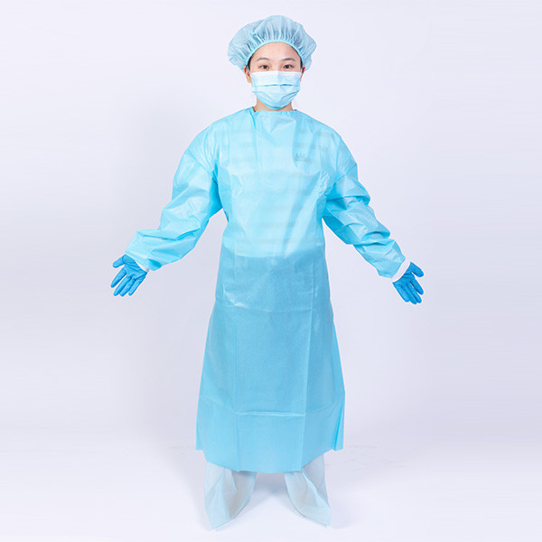 Buy SPS PE Film Non Sterile Adult Disposable Surgical Gown at wholesale prices