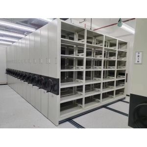 Secure Grey Steel File Cabinet With Adjustable Shelves Safety Lock And 3 Point