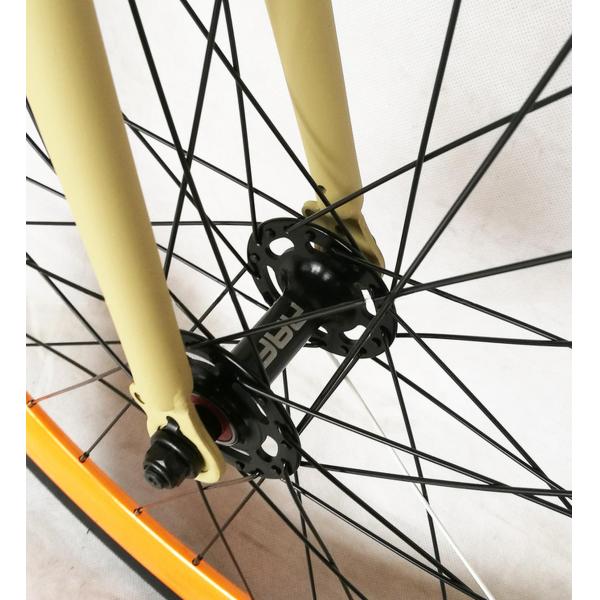 700C Hi-Ten Steel Frame Double Wall 43MM Aluminum RIM Single Speed Track Fixed Gear Bike