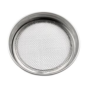 Kitchen Pilfer Proof Mason Jar Strainer Lid Diy 86mm Sliver