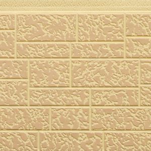 B2 Fireproof Stone Pattern Decorative Polyurethane Sandwich Wall Panels