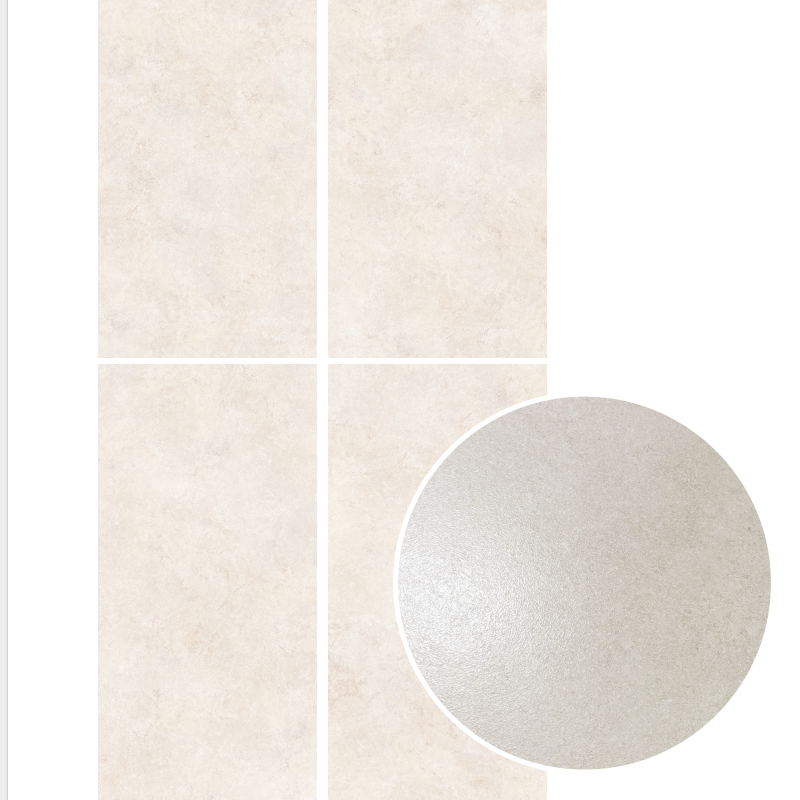 Glazed Concave And Convex Pattern Indoor Porcelain Tiles with Thinset Mortar