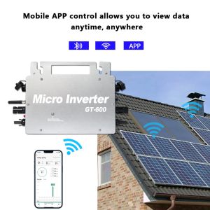 600W All In One Battery Micro-Inverter Pv Solar Grid Tie Micro Inverter 600Watt