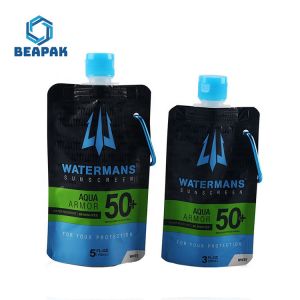 Biodegradable Reusable Baby Snack Food Custom Spout Pouches