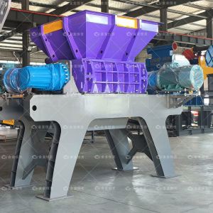 90 kW Power 20100 kg Weight Low Noise Double Shaft Shredder for Scrap Metal
