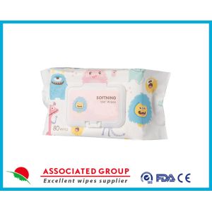 Natural Non Irritating Fragrance Free Water Baby Wipes Unscented For Baby Cleaning