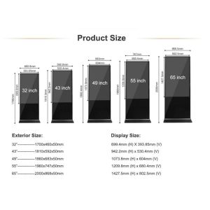 8 Bit LCD Advertising Digital Signage