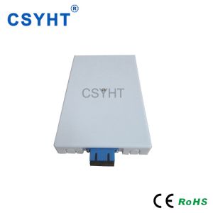 Mini ABS Material WhiteFTTH Fiber Optic Terminal Box 12 Core Indoor Wall Mounted
