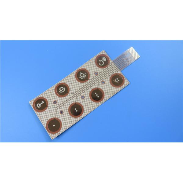 Buy 0.06mm PET Transparent Flexible PCB Immersion Gold Surface Finish at wholesale prices