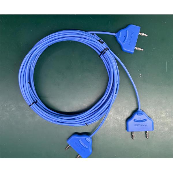 5000V 3050mm blue Insulation, anti-interference bipolar cable assembly wire