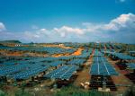 Concrete Solar Panel Ground Mount Solar Tracking System Backtracking function